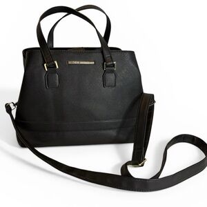 Steve Madden Black Shoulder Bag with Removable Strap
